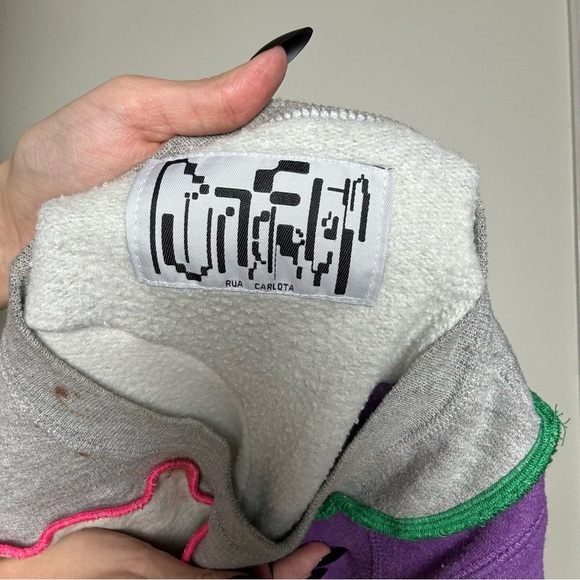 Rua Carlota Custom Stitched Crewneck Sweater Medium - Picture 5 of 6